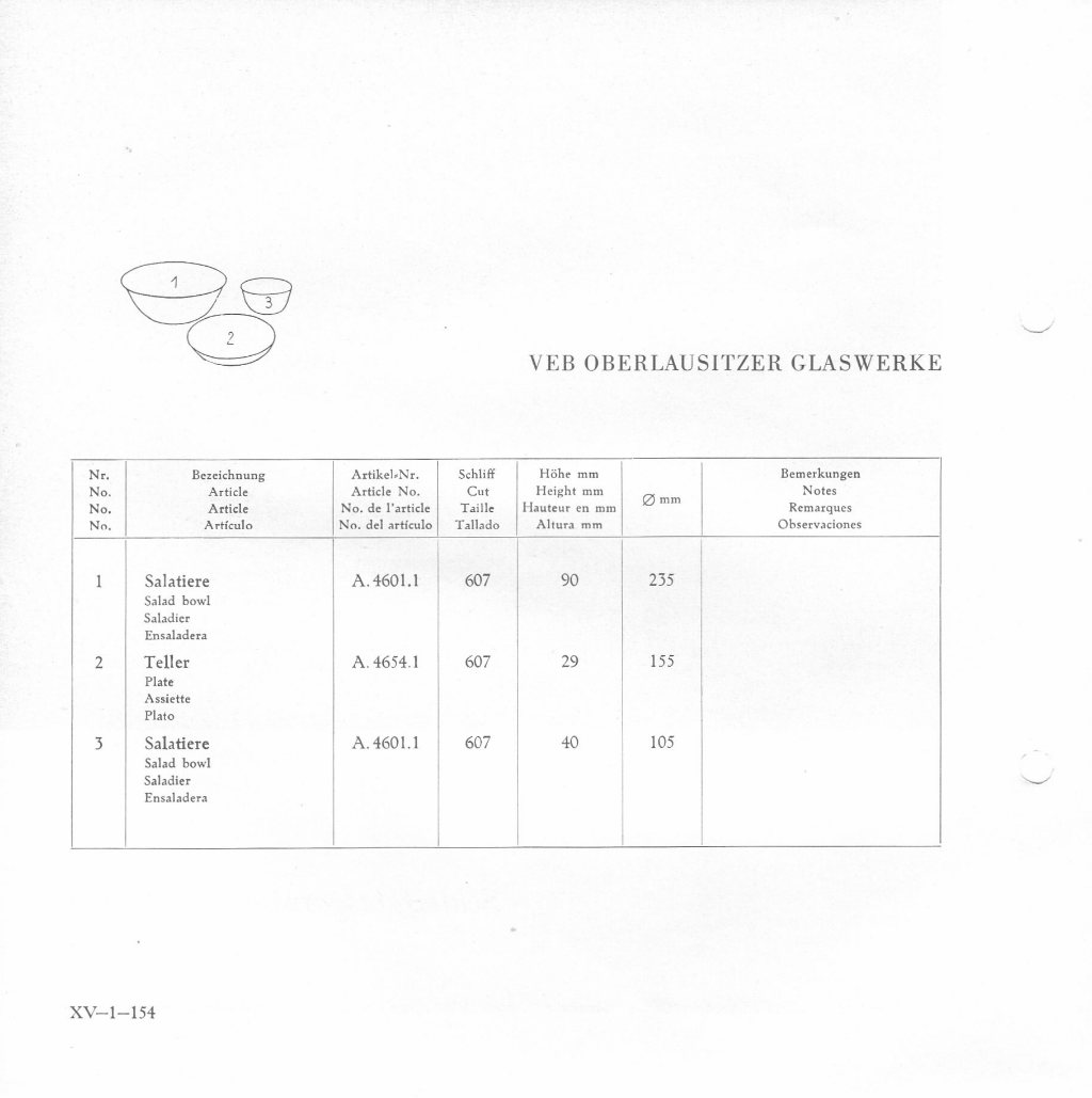 176 - Schleifglasgarnitur RITA