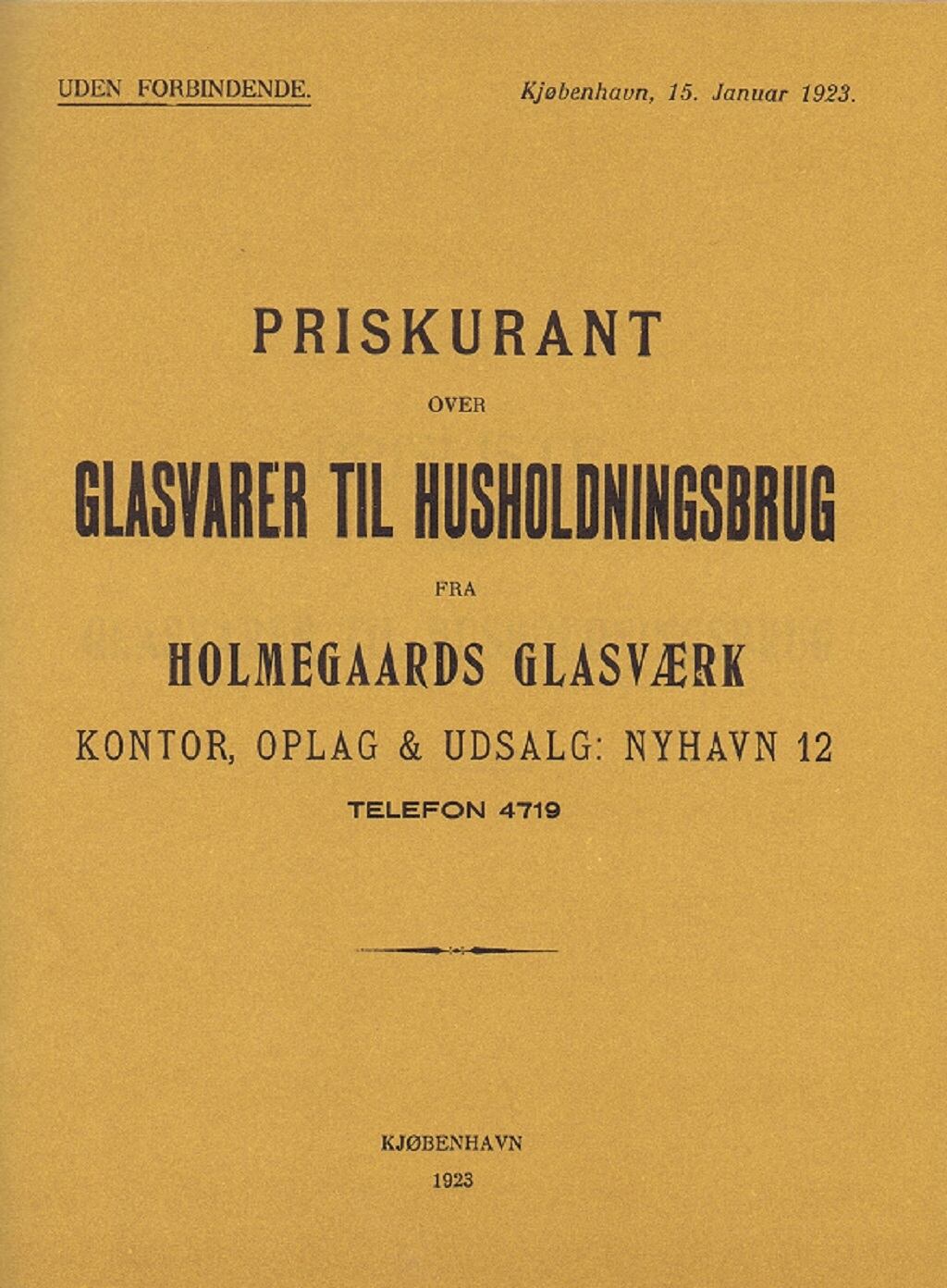 "Holmegaard 1923"