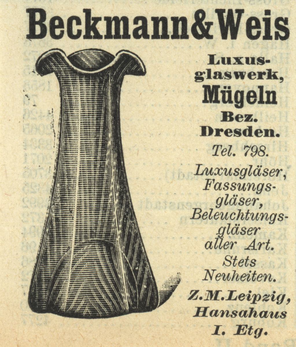 "Beckmann & Weis 1908"